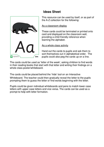 The Letter D - Nocturnal Animals Theme