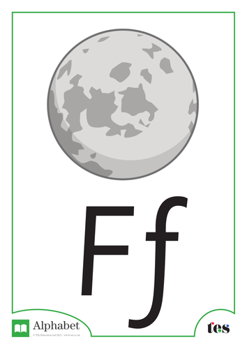 The Letter F - Nocturnal Animals Theme