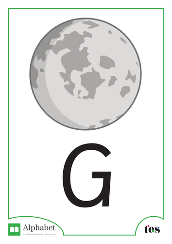 The Letter G - Nocturnal Animals Theme