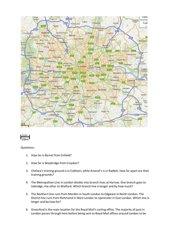 Scale Drawing and Maps