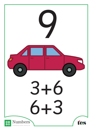 Additions Sheets (total 9) Cars Theme