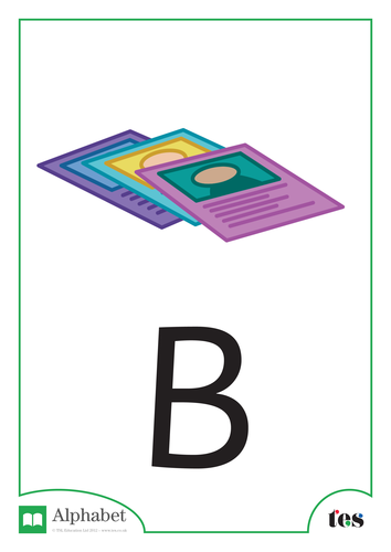 The Letter B– Toys Theme