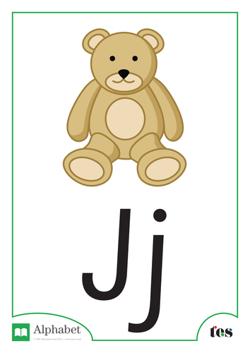 The Letter J – Toys Theme