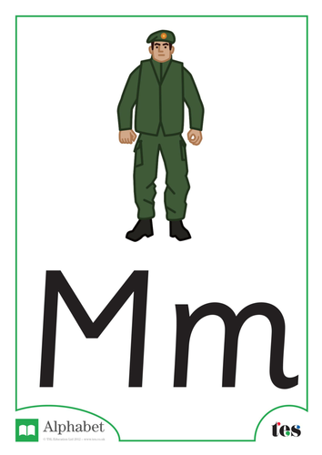 The Letter M – Toys Theme