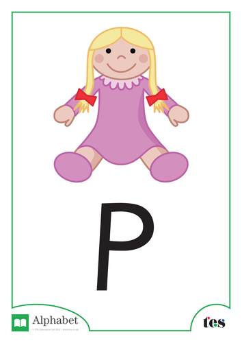 The Letter P – Toys Theme