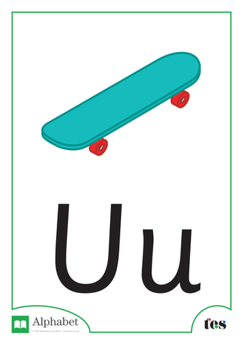 The Letter U – Toys Theme