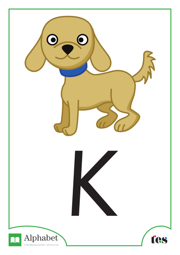 The Letter K - Pets Theme