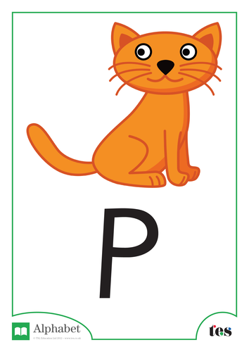 The Letter P - Pets Theme