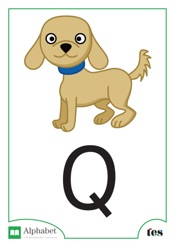 The Letter Q - Pets Theme