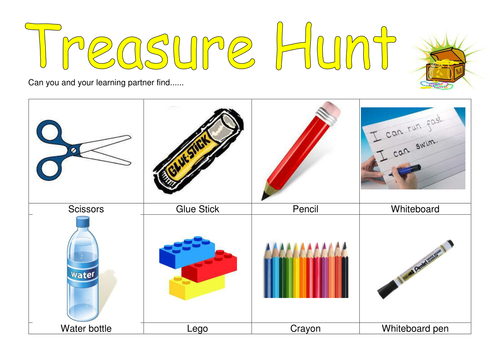 First day treasure hunt