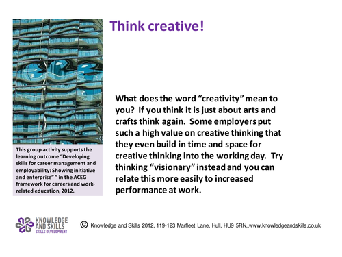Think Creative!