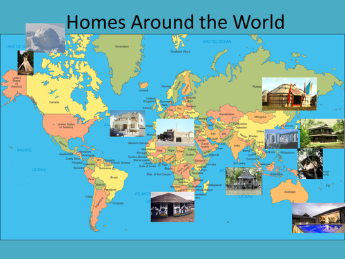 homes around the world by racheljeynes Teaching Resources