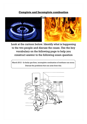 Incomplete combustion AFL task