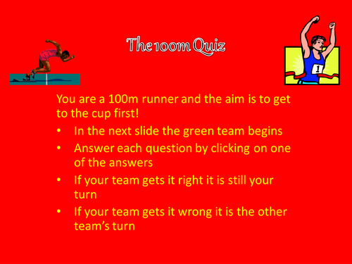 The 100m Quiz on Physics Equations