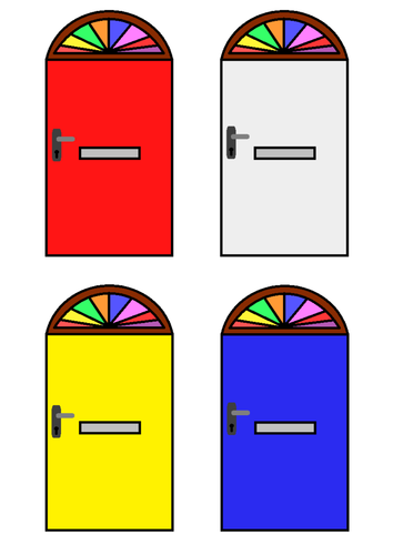 Door Numbers activity and display