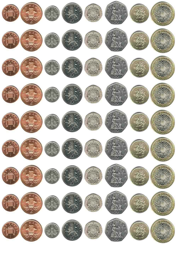 Coins Front And Back Printable