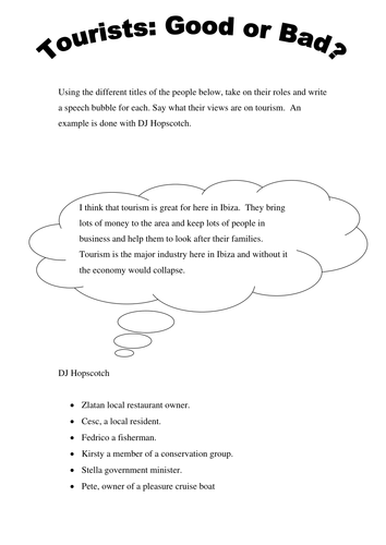 Positive and negative impacts of tourism