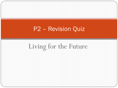 OCR Physics B Revision for P2