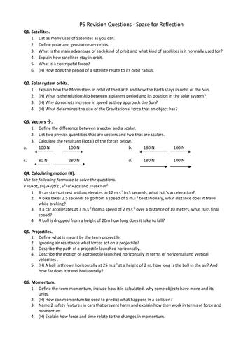 OCR Physics B Revision for P5