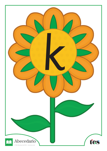 La Letra K - Tema Flor