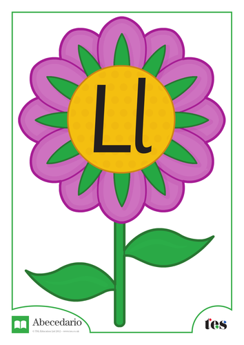 La Letra L - Tema Flor