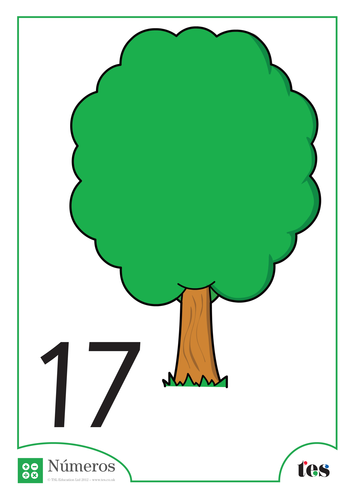 Cartulinas con Plastilina - Tema árbol 15-20