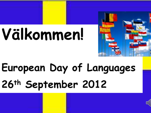 European Day of Languages Taster Swedish lesson