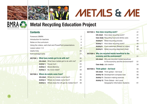 Metals & Me Complete Teaching Resource