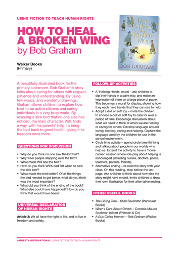 How to Heal a Broken Wing by Bob Graham
