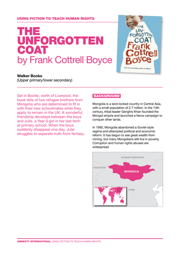 The Unforgotten Coat by Frank Cottrell Boyce