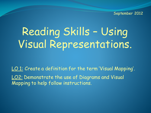Reading Skills - Using Visual Representations