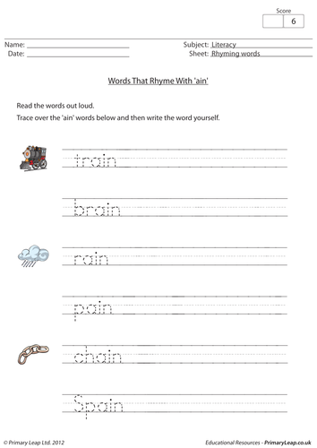 words-that-rhyme-with-ain-teaching-resources