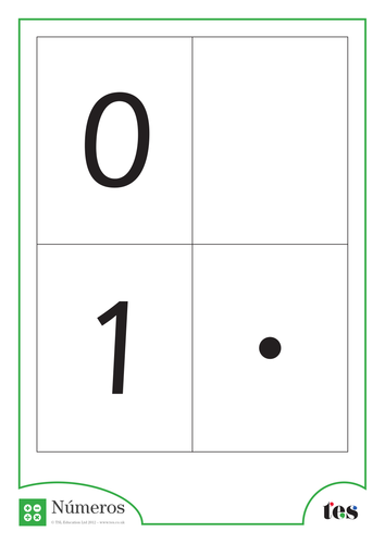 Serie Completa de Números y Puntos