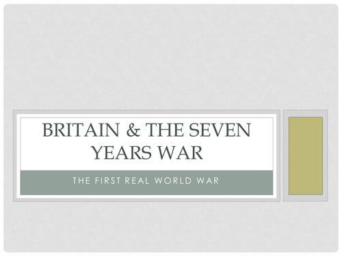 Britain & the Seven Years War