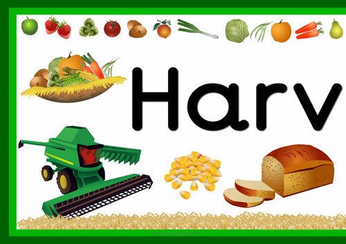Harvest display heading