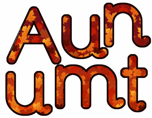 Autumn Display Letters