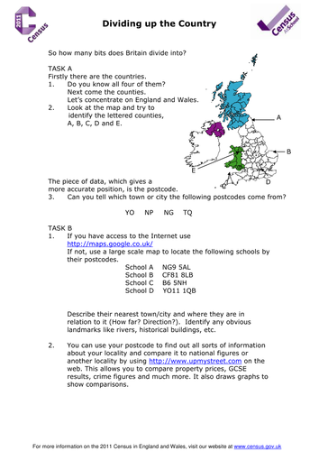 Dividing Up The Country