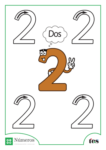 Formación de Números - Número 2