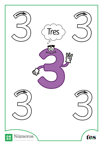 Formación de Números - Número 3