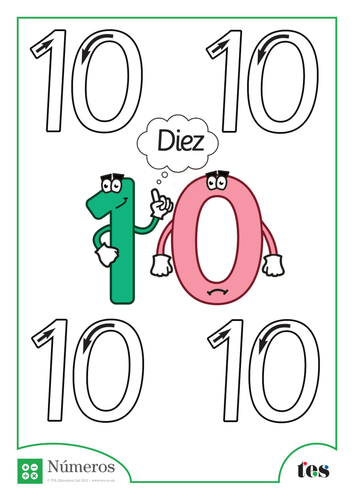 Formación de Números - Número 10