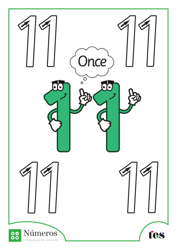 Formación de Números - Número 11