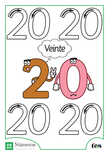 Formación de Números - Número 20