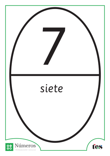 Fichas de Números - Tema Balón de Rugby 6-10