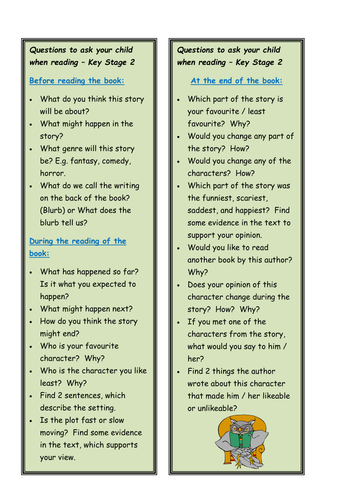 Ks2 Reading Comprehension Practice