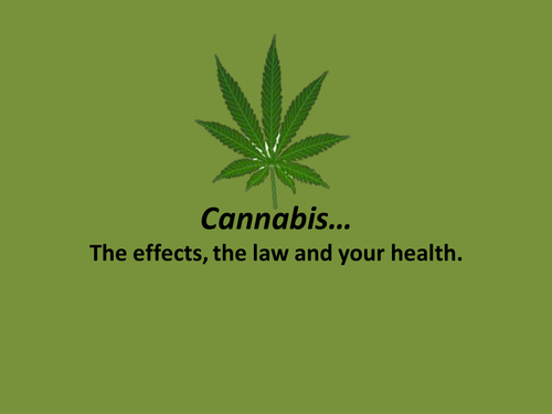 AQA B1 - 2012 Spec CANNABIS