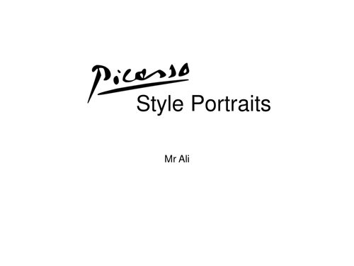 Picasso Style Portraits