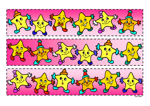 Stars cut-out border
