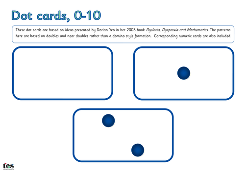 Dot Cards, 0-10
