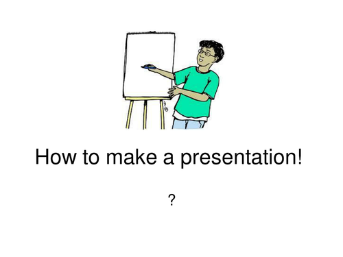 making a presentation ks2
