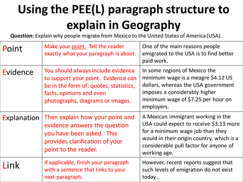 Describing and Explaining Guidance for Students